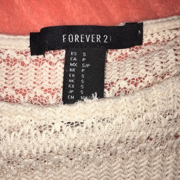 Lace Long Sleeved Crop Top - Picture 2 of 2